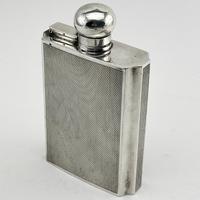Good Quality and Gauge Sterling Silver Hip Flask