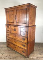 Antique 19th Century Oak Campaign Chest with Cupboard (8 of 17) Antique 19th Century Oak Campaign Chest with Cupboard (8 of 17)