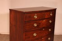 Bowfront Chest of Drawers Early 19 Century in Mahogany from England (9 of 11) Bowfront Chest of Drawers Early 19 Century in Mahogany from England (9 of 11)