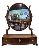 Georgian Oval Mahogany Dressing Table Mirror (3 of 8) Georgian Oval Mahogany Dressing Table Mirror (3 of 8)