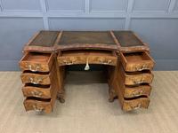 Burr Walnut Pedestal Desk by Maple and Co (8 of 18) Burr Walnut Pedestal Desk by Maple and Co (8 of 18)