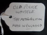 THREE Police Whistles c1920's/30's being sold seperately. (7 of 7) THREE Police Whistles c1920's/30's being sold seperately. (7 of 7)