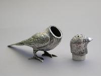 Victorian Novelty Silver Fancy Canary Pepper by Frederick Edmonds, London, 1894 (9 of 12) Victorian Novelty Silver Fancy Canary Pepper by Frederick Edmonds, London, 1894 (9 of 12)