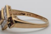 Vintage Garnet & Diamond Gold Dress Ring (2 of 2) Vintage Garnet & Diamond Gold Dress Ring (2 of 2)