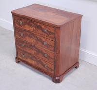 19th Century Continental Flame Mahogany Chest of Drawers (7 of 12) 19th Century Continental Flame Mahogany Chest of Drawers (7 of 12)