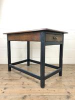 Antique Oak Side Table with Drawer (2 of 11) Antique Oak Side Table with Drawer (2 of 11)
