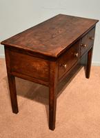 George III Elm Wood Server Two Drawers (4 of 8) George III Elm Wood Server Two Drawers (4 of 8)