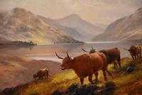 Oil Painting by Henry Robinson Hall "Moorland Rovers, Loch Lomond" (3 of 8) Oil Painting by Henry Robinson Hall "Moorland Rovers, Loch Lomond" (3 of 8)