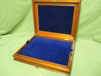 Flame Mahogany Jewel – Document Box + Tray c.1880 (12 of 12) Flame Mahogany Jewel – Document Box + Tray c.1880 (12 of 12)