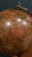 Antique 6" Papier Mache Terrestrial Globe (6 of 7) Antique 6" Papier Mache Terrestrial Globe (6 of 7)