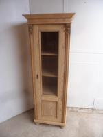 Quality Antique Pine 1 Door Display Cabinet / Cupboard to wax / paint (4 of 10) Quality Antique Pine 1 Door Display Cabinet / Cupboard to wax / paint (4 of 10)