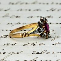 The Antique Victorian Ruby & Ten Diamond Ring (4 of 5) The Antique Victorian Ruby & Ten Diamond Ring (4 of 5)