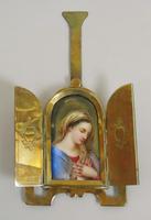 Antique Porcelain Plaque Portrait Miniature of the Madonna (2 of 6) Antique Porcelain Plaque Portrait Miniature of the Madonna (2 of 6)