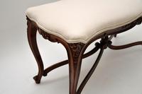 Antique French Carved Walnut Stool / Window Seat (5 of 8) Antique French Carved Walnut Stool / Window Seat (5 of 8)