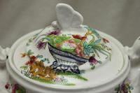 Ridgway Hand Coloured Porcelain Lidded Sugar Bowl (2 of 4) Ridgway Hand Coloured Porcelain Lidded Sugar Bowl (2 of 4)