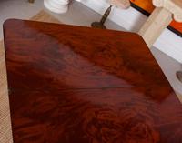Writing Table 19th Century Flamed Mahogany Folding Card Console Table (7 of 12) Writing Table 19th Century Flamed Mahogany Folding Card Console Table (7 of 12)