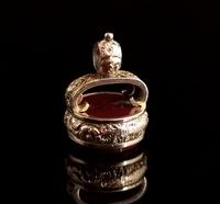 Antique Victorian 9ct Gold Carnelian Seal Fob (6 of 13) Antique Victorian 9ct Gold Carnelian Seal Fob (6 of 13)