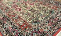 Fine Silk Carpet Rug Roses (5 of 9) Fine Silk Carpet Rug Roses (5 of 9)