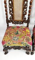 Fine Set of Four Late 17th - Early 18th Century Walnut Chairs (9 of 14) Fine Set of Four Late 17th - Early 18th Century Walnut Chairs (9 of 14)