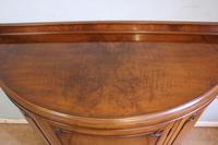 Figured Walnut Demi Lune Sideboard Side Cabinet (3 of 10) Figured Walnut Demi Lune Sideboard Side Cabinet (3 of 10)