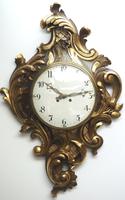 Impressive French Carved Cartel Wall Clock 8 Day Movement Scrolling leaf design 84cm High (10 of 13) Impressive French Carved Cartel Wall Clock 8 Day Movement Scrolling leaf design 84cm High (10 of 13)