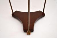 Brass & Mahogany French Side Table c. 1950’s (6 of 7) Brass & Mahogany French Side Table c. 1950’s (6 of 7)