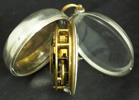Antique Silver Pair Case Pocket Watch Fusee Verge Escapement Key Wind Enamel J Crainbrook (8 of 10) Antique Silver Pair Case Pocket Watch Fusee Verge Escapement Key Wind Enamel J Crainbrook (8 of 10)