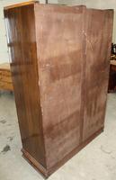 1920s 2 Door Art Deco Mahogany Wardrobe All Hanging (2 of 4) 1920s 2 Door Art Deco Mahogany Wardrobe All Hanging (2 of 4)