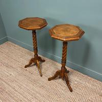 Unusual Pair of Victorian Oak Antique Tables (7 of 8) Unusual Pair of Victorian Oak Antique Tables (7 of 8)