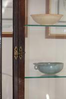 Antique Vintage Mahogany & Glass Display Cabinet with glass shelves (2 of 7) Antique Vintage Mahogany & Glass Display Cabinet with glass shelves (2 of 7)