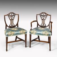 Elegant Set of 8 Early 20th Century Classical Hepplewhite Chairs (6 of 6) Elegant Set of 8 Early 20th Century Classical Hepplewhite Chairs (6 of 6)
