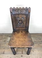 19th Century Carved Oak Hall Chair (6 of 9) 19th Century Carved Oak Hall Chair (6 of 9)