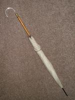 Antique Gold Plate English Made Umbrella With Lucite Crook Handle & Cream Canopy (15 of 17) Antique Gold Plate English Made Umbrella With Lucite Crook Handle & Cream Canopy (15 of 17)