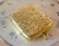 Antique Pocket Watch Chain Vesta Case Fob 1890s Victorian Large Chunky Brass Fob (3 of 9) Antique Pocket Watch Chain Vesta Case Fob 1890s Victorian Large Chunky Brass Fob (3 of 9)