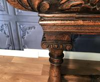 Victorian Carved Oak Library Table (6 of 25) Victorian Carved Oak Library Table (6 of 25)