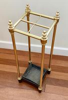 Victorian Brass & Cast Iron Stick Stand (3 of 8) Victorian Brass & Cast Iron Stick Stand (3 of 8)