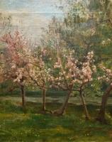 Superb Early 1900s Spring Blossom Riverscape Impressionist Oil Painting (3 of 13) Superb Early 1900s Spring Blossom Riverscape Impressionist Oil Painting (3 of 13)