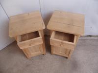 Rounded Edged Pair of Antique Pine Victorian Bedside Cabinets to wax / paint (6 of 7) Rounded Edged Pair of Antique Pine Victorian Bedside Cabinets to wax / paint (6 of 7)