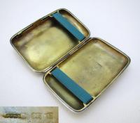 Edwardian 1902 English Antique Solid Sterling Silver Hip Pocket Small Cigarette Case (6 of 10) Edwardian 1902 English Antique Solid Sterling Silver Hip Pocket Small Cigarette Case (6 of 10)