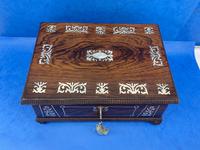William IV Rosewood Box With Mother Of Pearl Inlay (9 of 14) William IV Rosewood Box With Mother Of Pearl Inlay (9 of 14)