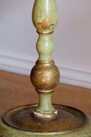 Green & Giltwood Florentine pedestal table with pie crust edged top (8 of 10) Green & Giltwood Florentine pedestal table with pie crust edged top (8 of 10)