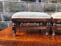 Pair of Antique Mahogany Foot Stools (5 of 7) Pair of Antique Mahogany Foot Stools (5 of 7)