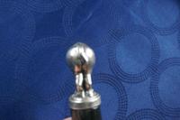 Silver Rhino Pommel on Ebonised Walking Stick (5 of 6) Silver Rhino Pommel on Ebonised Walking Stick (5 of 6)