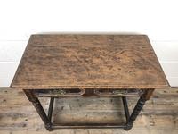 Antique Oak Side Table with Geometric Drawers (7 of 10) Antique Oak Side Table with Geometric Drawers (7 of 10)