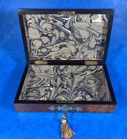 Victorian Brass Bound Burr Walnut Card Box (11 of 11) Victorian Brass Bound Burr Walnut Card Box (11 of 11)