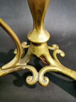 Art Nouveau Brass Lamp with Glass Shade (4 of 6) Art Nouveau Brass Lamp with Glass Shade (4 of 6)