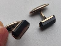 Vintage Ussr Period Russian 875 Gold Gilt Silver Cufflinks Agate Stone c.1950s-1960s (2 of 8) Vintage Ussr Period Russian 875 Gold Gilt Silver Cufflinks Agate Stone c.1950s-1960s (2 of 8)