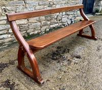 Antique Pitch Pine Gothic Style Church Pew Bench (4 of 13) Antique Pitch Pine Gothic Style Church Pew Bench (4 of 13)