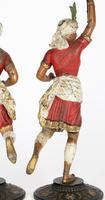 Pair of Continental, Probably French, Cold Painted Metal Figural Candlesticks (8 of 27) Pair of Continental, Probably French, Cold Painted Metal Figural Candlesticks (8 of 27)