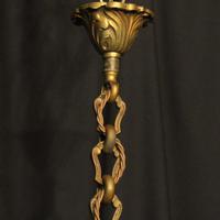 French Gilded Bronze Antique Hall Lantern (6 of 9) French Gilded Bronze Antique Hall Lantern (6 of 9)